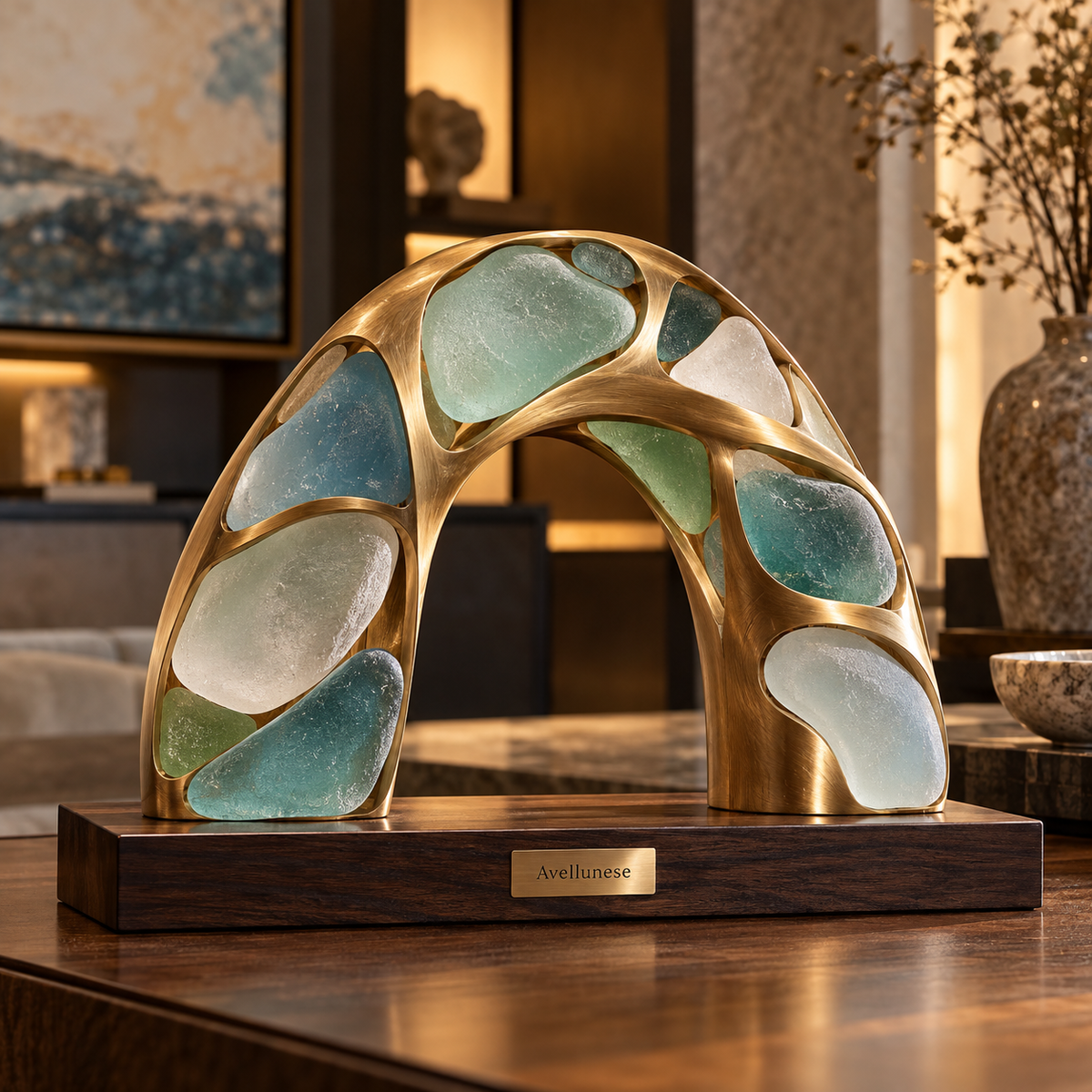 Brenovasd™ Aqua Arch Coastal Sculpture