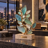 Brenovasd™ Coastal Bloom Glass Sculpture