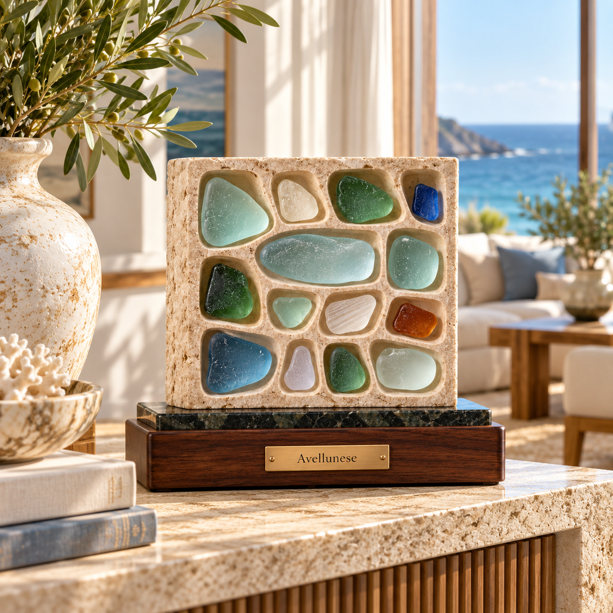 Brenovasd™ Tidal Window Mosaic Sculpture